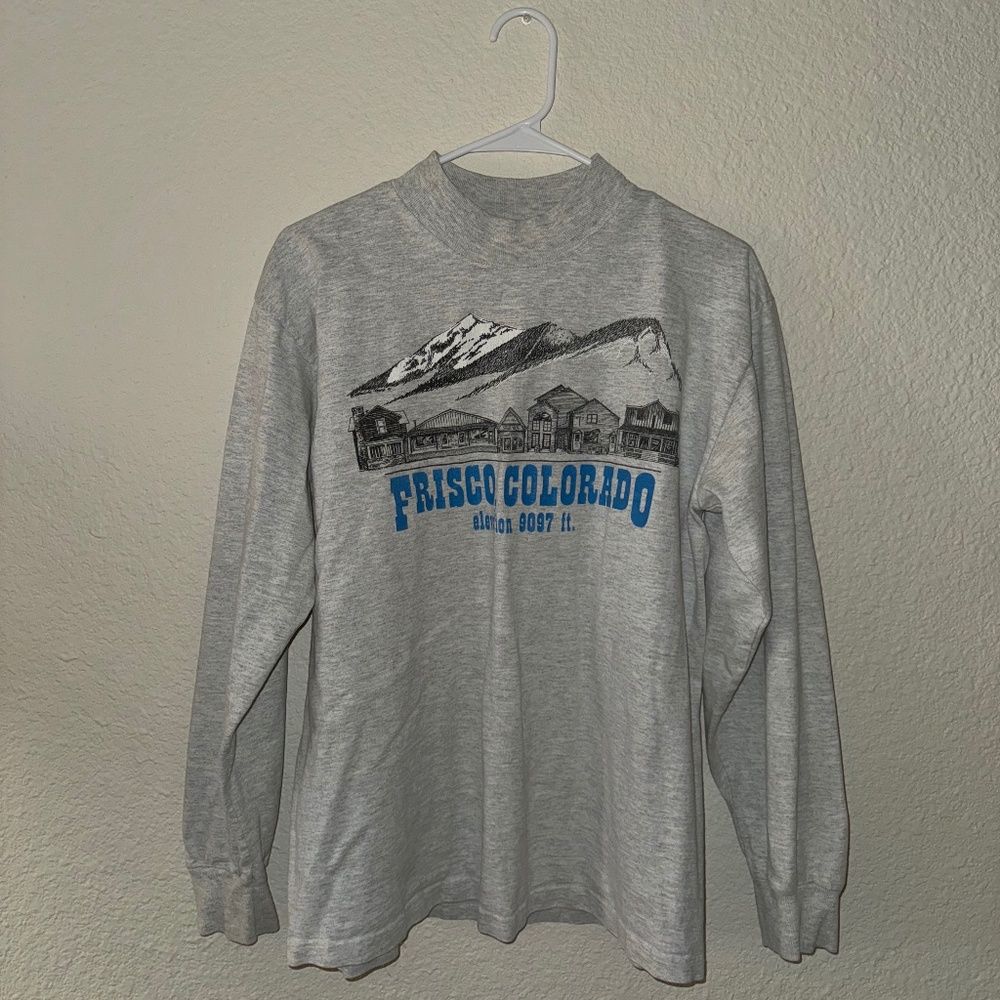 Vintage Frisco Colorado Mockneck Long-Sleeve